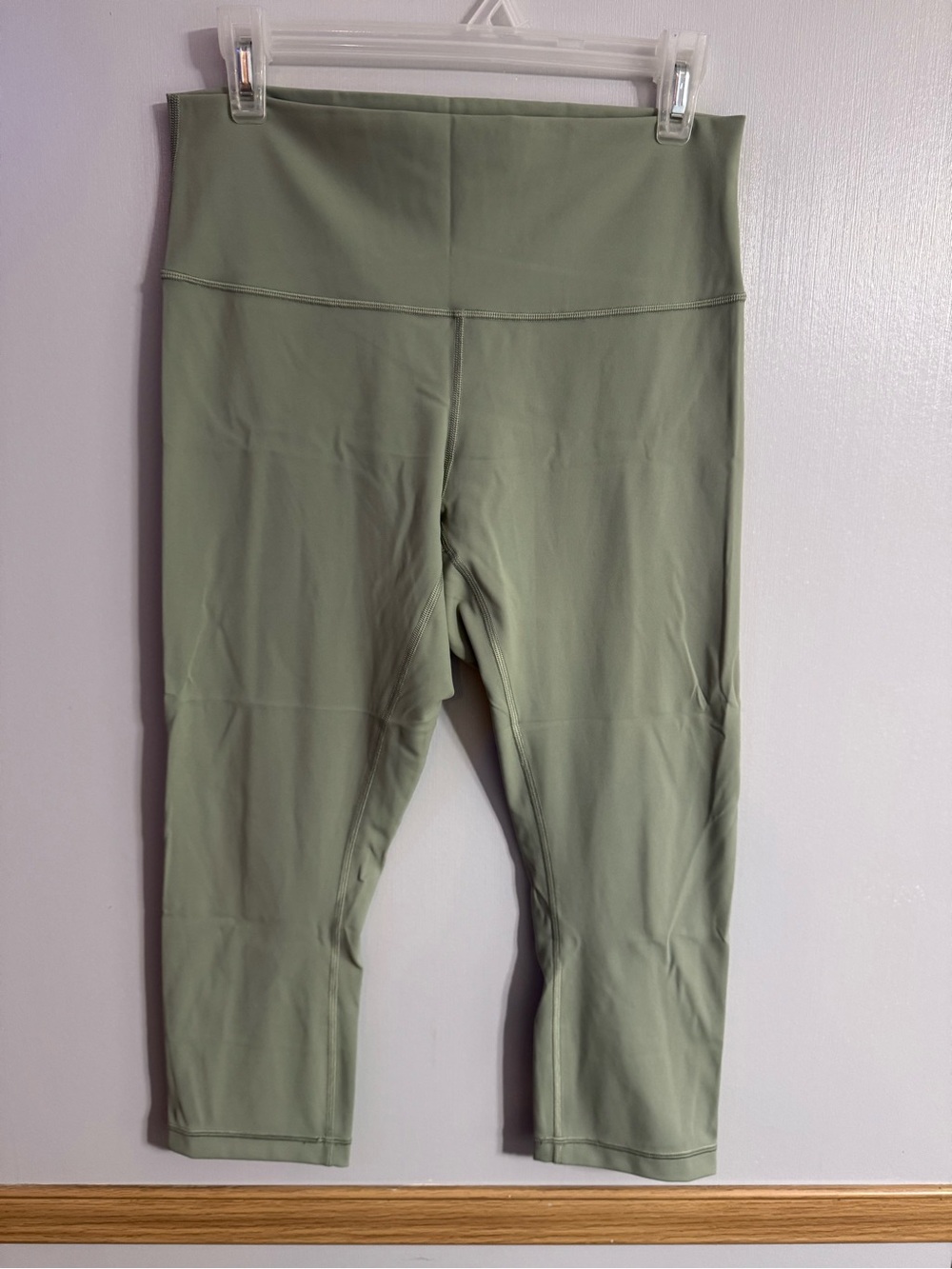 Lululemon Align Crop High-Rise Leggings in Sage Green Size 10